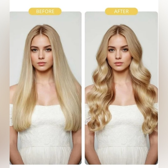 Avvnee Curling Iron Brush VTG Style Thermal New Silver Black OS - Picture 3 of 13